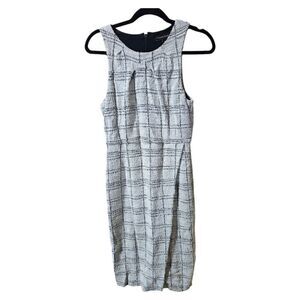 BANANA REPUBLIC Textured‎ Window Pane Dress - Size 0